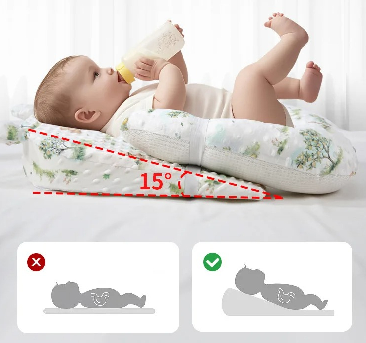 Anti-Roll Baby Pillow - Bantal Bayi Pelindung Kepala Bayi Baru